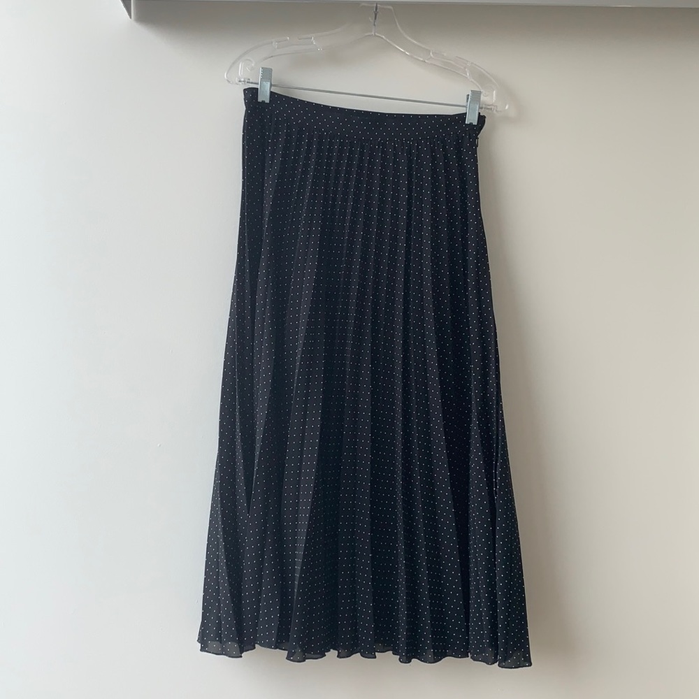 Flowy polka dot skirt